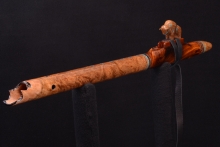 York Gum Burl Native American Flute, Minor, Mid A-4, #G25J